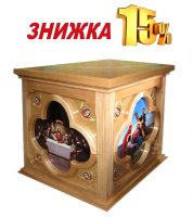 Облачения на внутренний престол (дерево) 0.8 / 0.8 / 1м