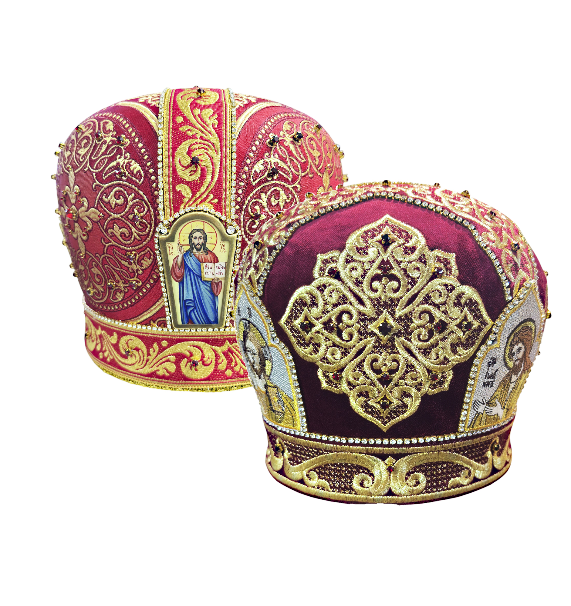 Митры КРАСНЫЕ, БОРДО