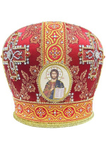 Митра парча Т (красное золото) 55 р