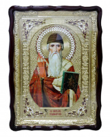 Спиридон в ризе с эмалью 52/64 см
