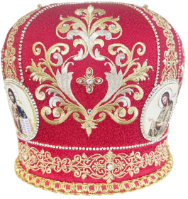 Митра парча под вышивку (иконы холст) 60,5 р