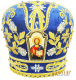 Митра, бархат (вышивка розочка) 57,5р