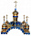 Каплычка 1,5/1,5м Пятикупольная