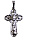 Крест медицинский сплав,  xuping 2/3