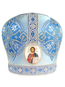 Митра парча (голубое серебро) 58,5р