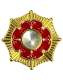 Мощевик большой КРАСНЫЙ 7/7 см