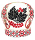 Митра иерейская вышивка на парче  (калина) 55р