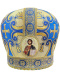 Митра парча Греция (синий с золотом) 58,5р