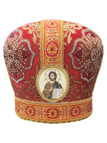 Митра парча Т (красное золото) 60 р
