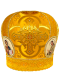 Митра парча Греция (желтая с золотом) 58,5р