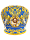 Митра иерейская вышивка на парче (Царская)  59,5р