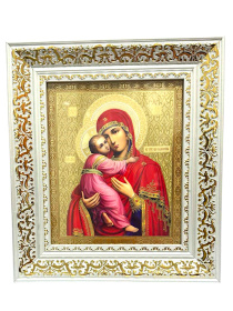Икона ВЛАДИМИРСКАЯ  (багет) 22/25 см