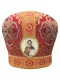 Митра парча Т (красное золото) 57 р