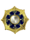 Мощевик средний СИНИЙ  6/6 см